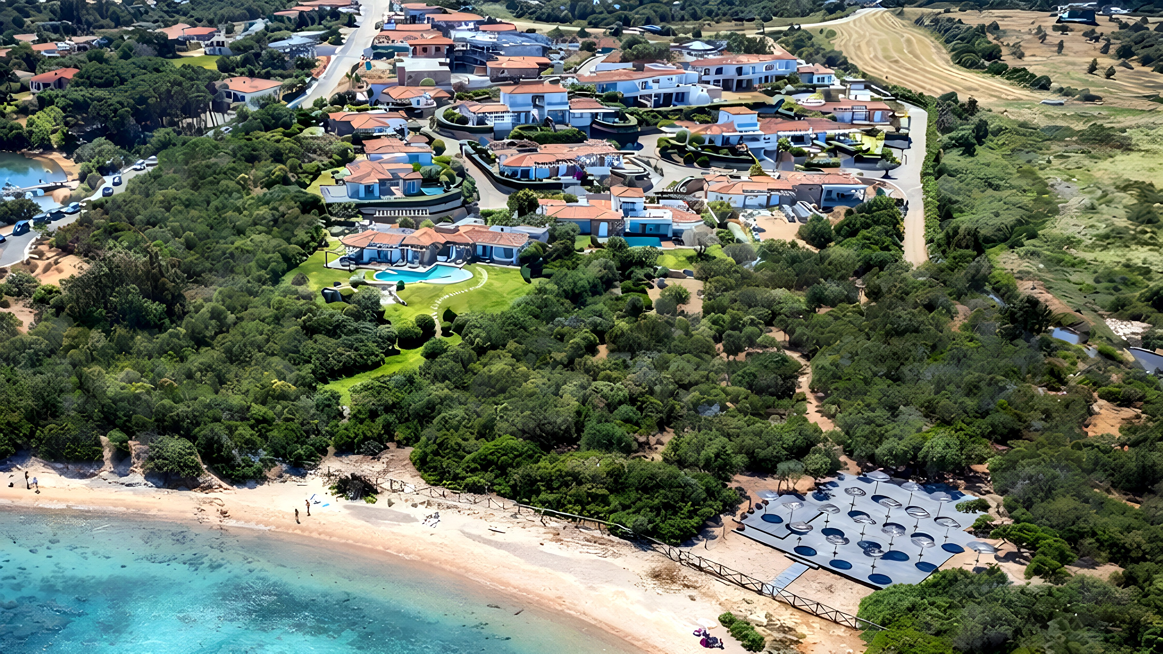 Borgo Harenae vista aerea